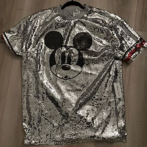 Micky mouse reflective oversized shirt